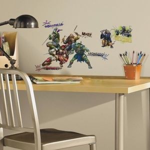 RoomMates Teenage Mutant Ninja Turtles Movie Peel and Stick Wall Decals
